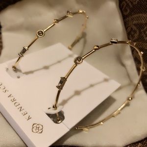 🌫Beautiful Kendra Scott Statement Hoops🌫 NWT